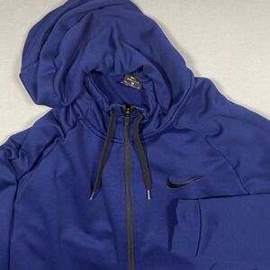 Nike Mens Dri-FIT Full Zip Training Hoodie Blue 860465-478‎ XL